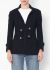 Chanel Asymmetrical Ribbed 'CC' Jacket - 1