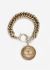 Chanel Vintage Gilded Medallion Chainlink Bracelet - 1