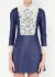 Valentino F/W 2013 Beaded Lace Leather Dress - 1 Valentino F/W 2013 Beaded Lace Leather Dress - 1