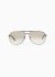 Bottega Veneta Intrecciato Aviator Sunglasses - 1