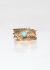 Vintage & Antique 18k Yellow Gold & Turquoise Ring - 1