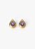 Modern Fine Jewelry 18K Yellow Gold & Amethyst Stud Earrings - 1 Modern Fine Jewelry 18K Yellow Gold & Amethyst Stud Earrings - 1