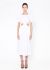 Valentino 2023 Ruched Cotton Cut-Out Dress - 1