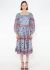 Saint Laurent 1979 Belted Printed Peasant Ensemble - 1 Saint Laurent 1979 Belted Printed Peasant Ensemble - 1