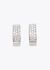 Modern Fine Jewelry 18K White Gold & Diamond Earrings - 1 Modern Fine Jewelry 18K White Gold & Diamond Earrings - 1