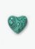 Dior '70s Malachite Ceramic Heart Box - 1