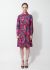 Saint Laurent 1972 Wool Floral Pleated Dress - 1