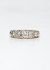 Vintage & Antique 14k Gold & Diamond Jarretière Ring - 1