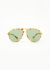 Gucci 2021 Tortoiseshell Aviator Sunglasses - 1