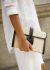 Hermès '70s Toile H & Box Jige Clutch - 1 Hermès '70s Toile H & Box Jige Clutch - 1