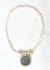 Vintage & Antique 18k Yellow Gold, Diamond & Pearl Necklace - 1