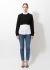                             Cropped Knitted Crew Neck - 1
