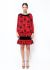 Saint Laurent F/W 1987 Jacquard Silk Peasant Dress - 1 Saint Laurent F/W 1987 Jacquard Silk Peasant Dress - 1
