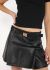 Miu Miu 2023 Belted Lambskin Mini Skirt - 1 Miu Miu 2023 Belted Lambskin Mini Skirt - 1