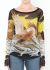 Jean Paul Gaultier 1999 Soleil Mesh Eagle Print Top - 1