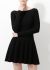                            Classic Knit Pleated Skater Dress - 1