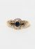 Vintage & Antique 18k Gold, Diamond & Sapphire Ring - 1