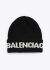 Balenciaga 2021 Ribbed Knit Logo Beanie - 1 Balenciaga 2021 Ribbed Knit Logo Beanie - 1
