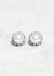                                         Vintage 18k White Gold, Pearl and Diamond Earrings-1