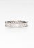                             18k White Gold and Baguette-Cut Diamond Wedding Band