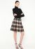 Prada 2011 Pleated Buckled Plaid Skirt - 1 Prada 2011 Pleated Buckled Plaid Skirt - 1