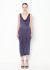 John Galliano Ruched Cowl-Neck Dress - 1