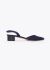 Manolo Blahnik 2017 Navy Aspro Slingbacks - 1 Manolo Blahnik 2017 Navy Aspro Slingbacks - 1