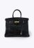Hermès Exceptional Black Porosus Birkin 35 - 1 Hermès Exceptional Black Porosus Birkin 35 - 1