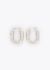Jil Sander Sculpted Silver Oval Earrings - 1 Jil Sander Sculpted Silver Oval Earrings - 1