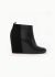 Céline Suede Leather Wedge Boots - 1