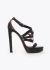 Alaïa Embossed Cut-Out Sandals - 1