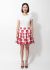 Alaïa S/S 2017 Floral Textured Skirt - 1