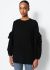 Valentino Ribbed Cashmere Bow Sweater - 1