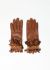 Hermès Fringed Medor Leather Gloves - 1