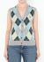 Prada 2024 Argyle-Intarsia Vest - 1 Prada 2024 Argyle-Intarsia Vest - 1