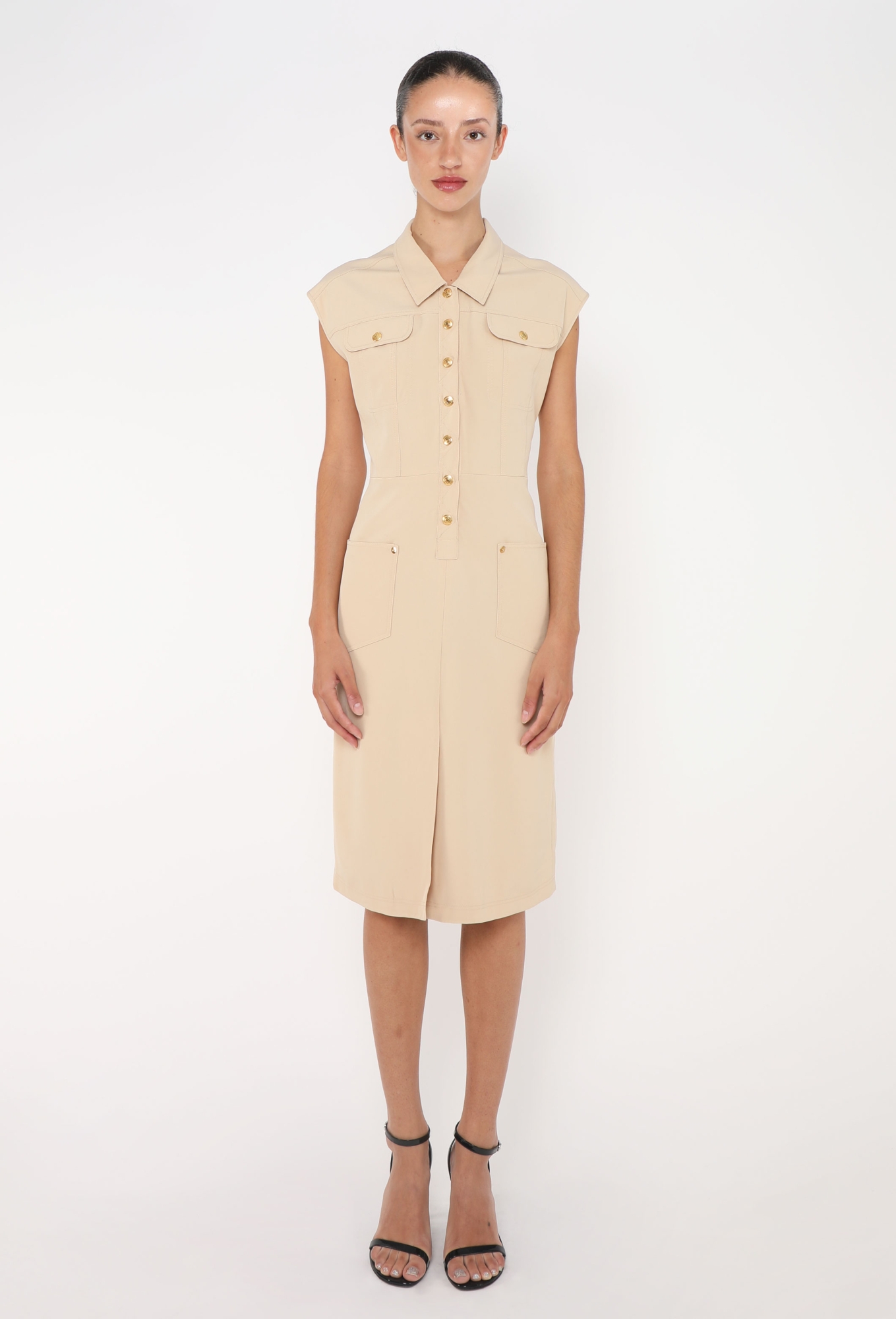 beige safari dress Beige Ella Safari Dress | WHISTLES