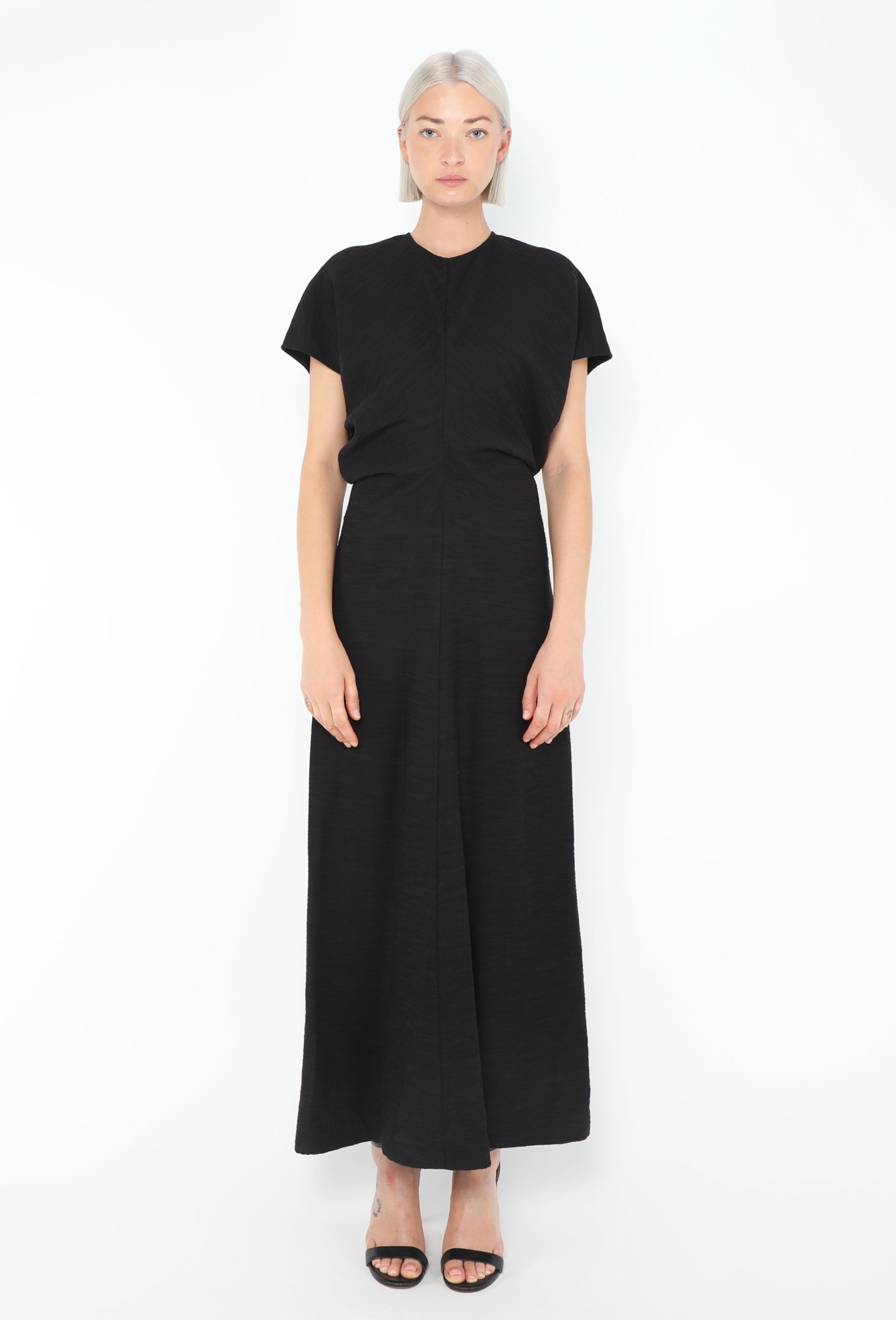 off shoulder dress brown Dalia Satin Maxi / Dark Chocolate | MESHKI Color:Oatmeal Periwinkle Iridescent Vintage Boho Long Bridal Crafted from a luxurious