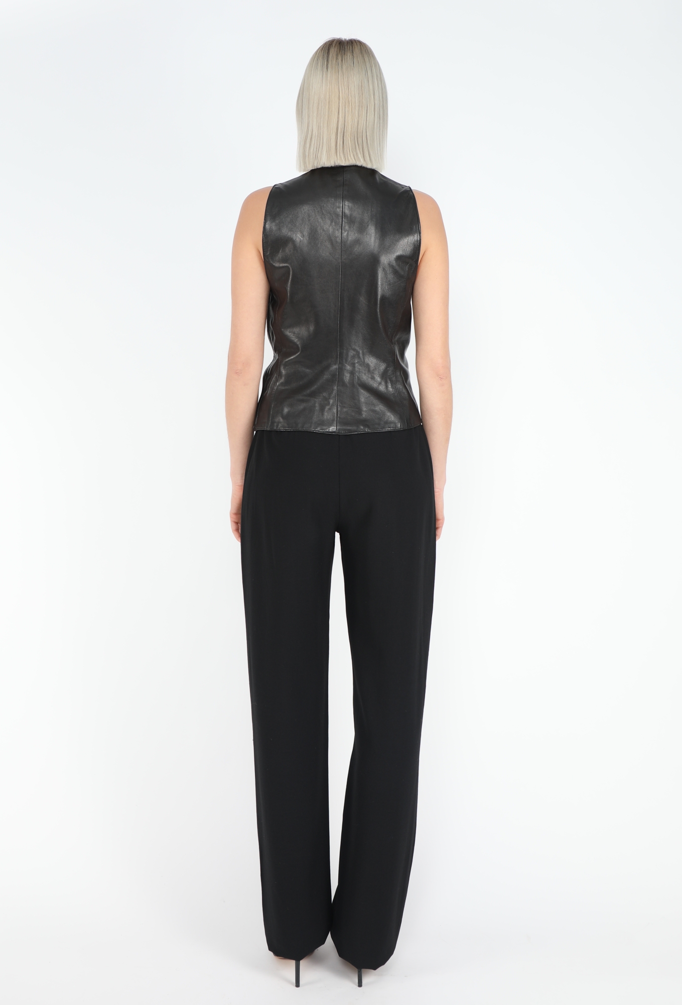 ULTRA RARE F/W 1992 Leather Cord Vest - Helmut Lang | ReSee