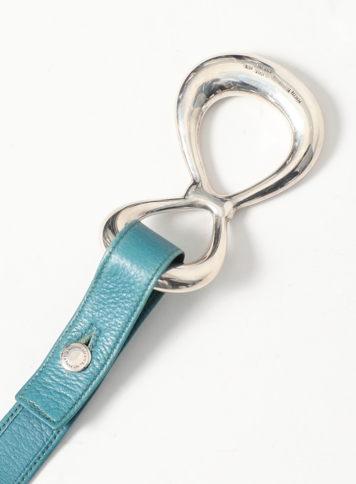 Tiffany & Co. 1975 Elsa Peretti Belt Infinity Bow Sterling Silver 925 Gift Box 1975 Elsa Peretti Sterling Bow Belt | Authentic & Vintage  main image 3
