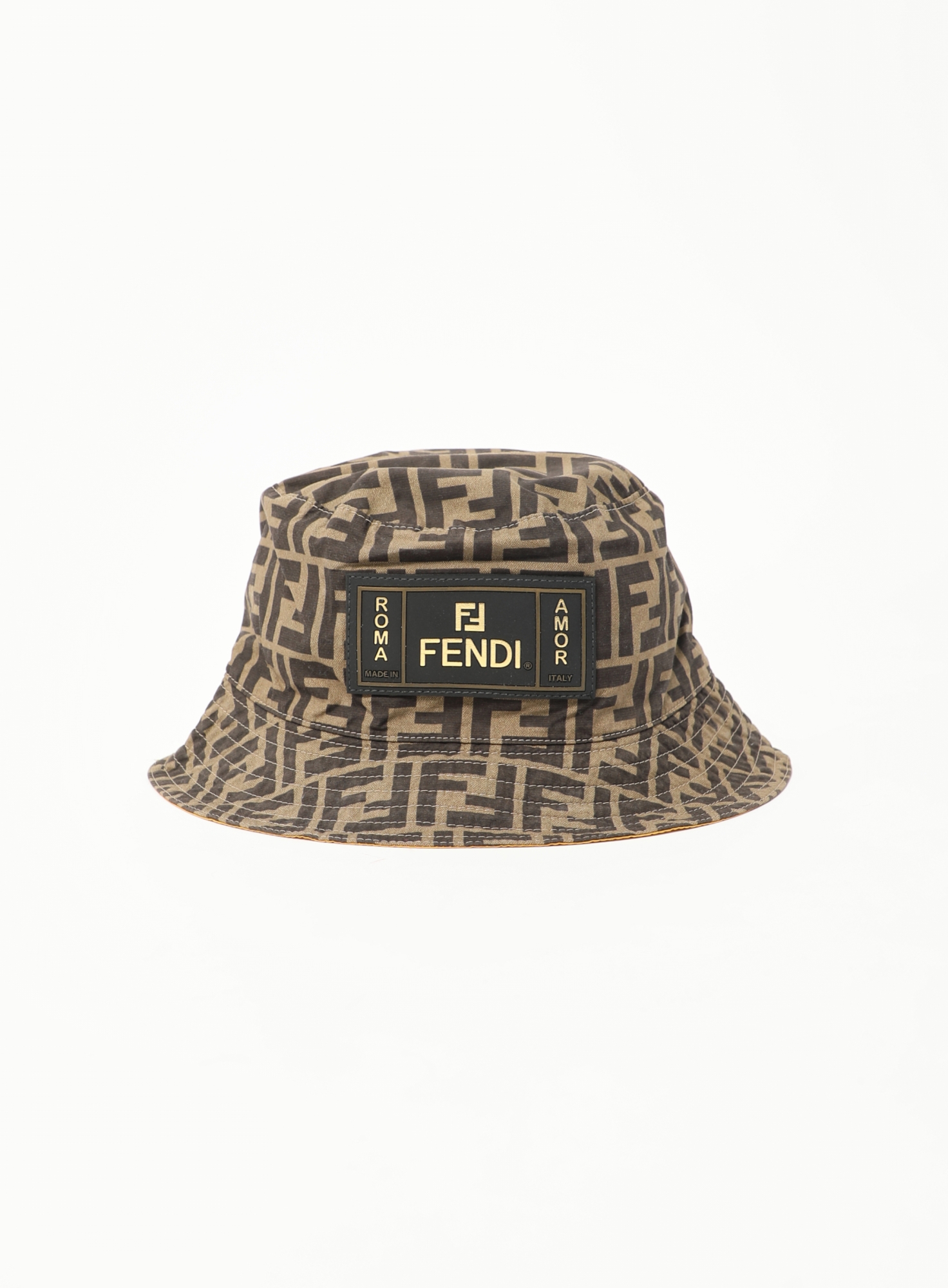 FENDI FF Motif Bucket Hat - ? AUTHENTIC - NEW w/ TAGS Fendi Denim FF Bucket Hat L Black 1795325 – FASHIONPHILE main image 3