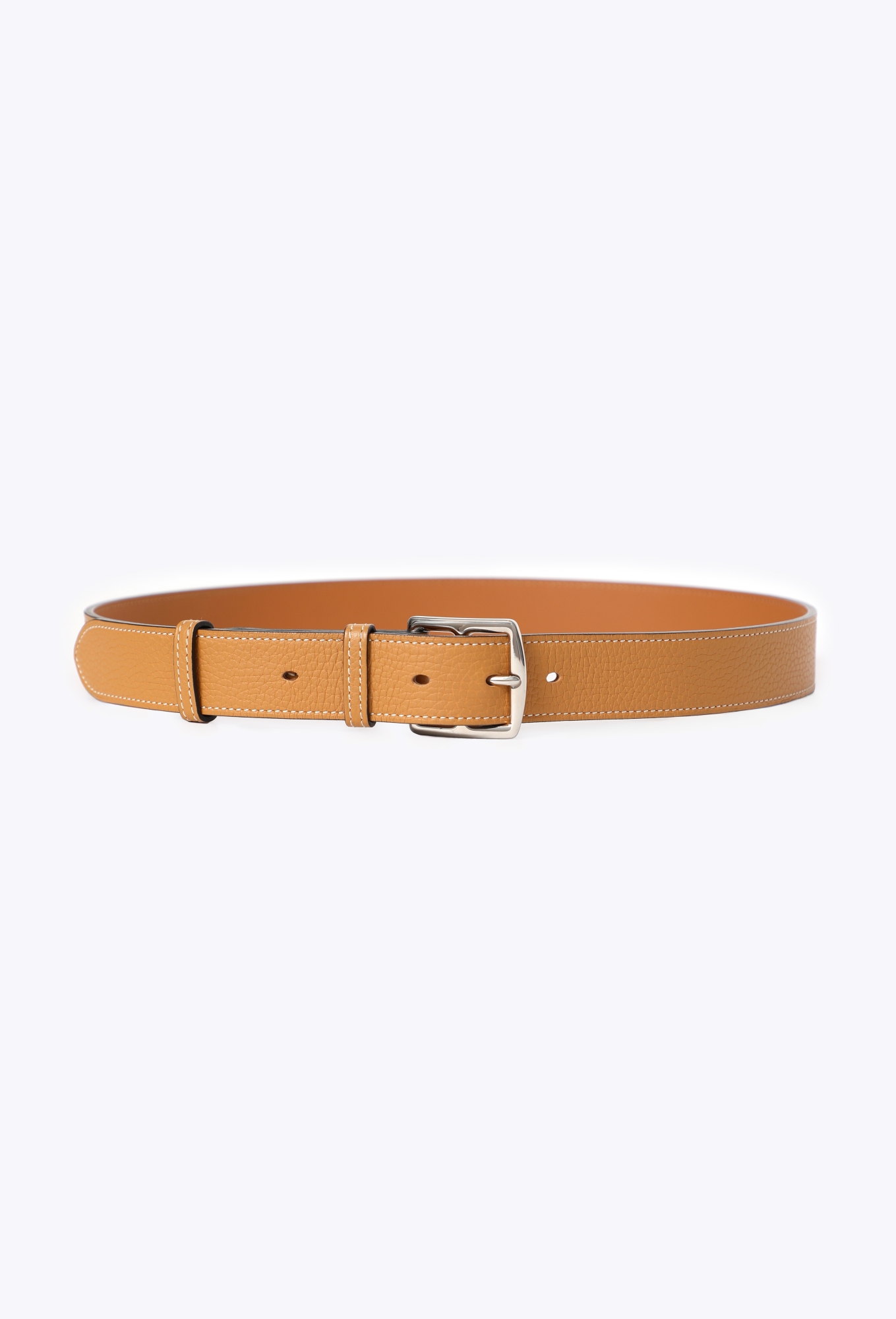 Hermes Vintage Belt Leather River Hermes .925 H Buckle (RARE) Touraeg Croc & Reversible Belts  main image 2