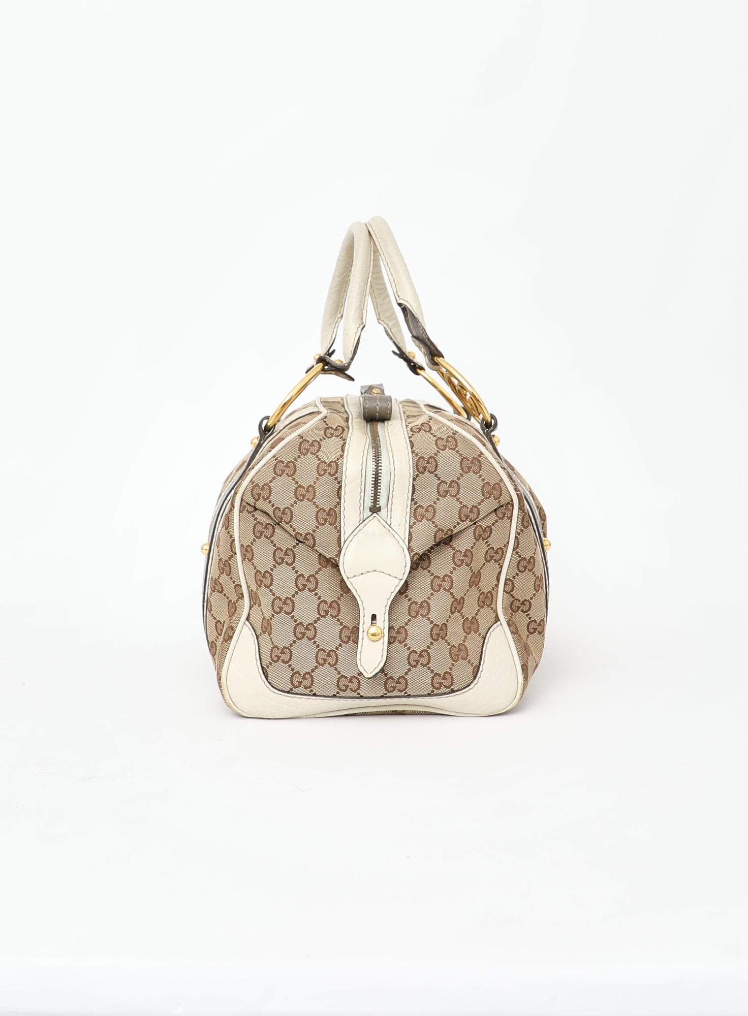 Interlocking Medium Boston Bag | Authentic & Vintage | ReSee