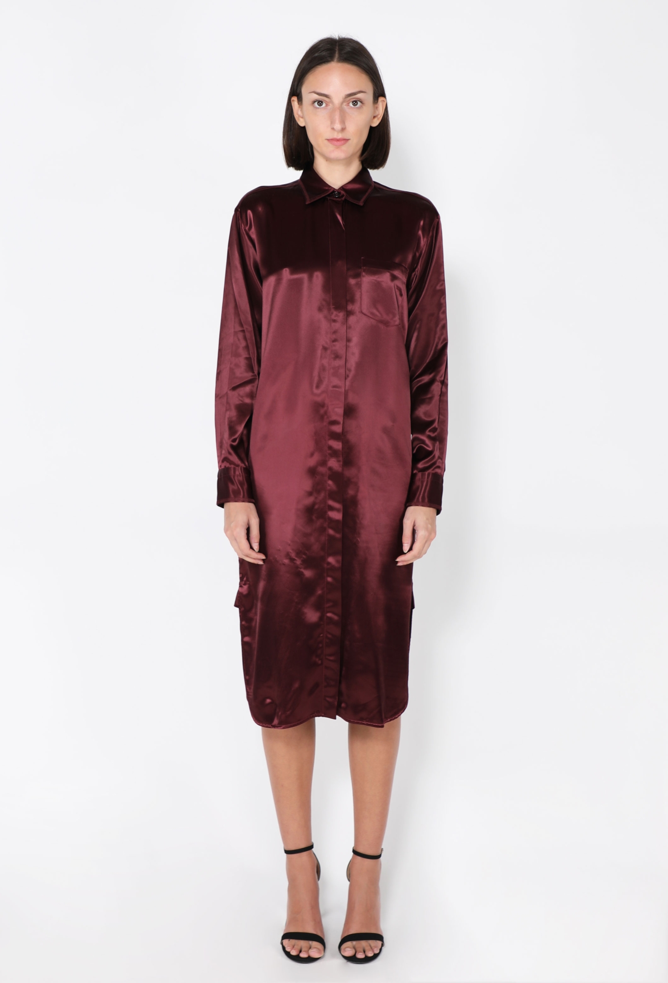 bottega shirt dress Bottega Veneta White Cotton Shirt Dress Size 42/6