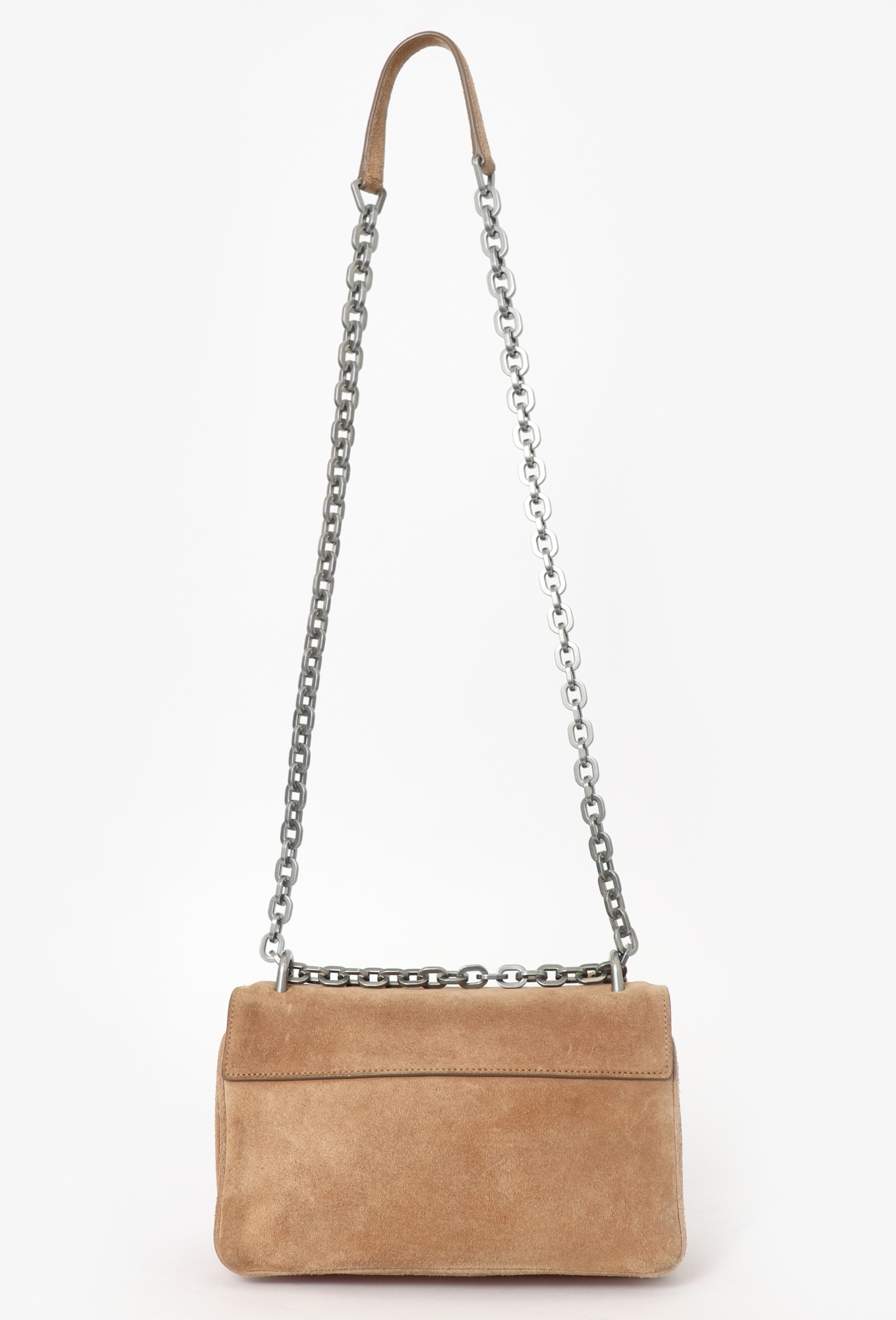 Brown Suede Shoulder Bag - Prada | Authentic & Vintage | ReSee