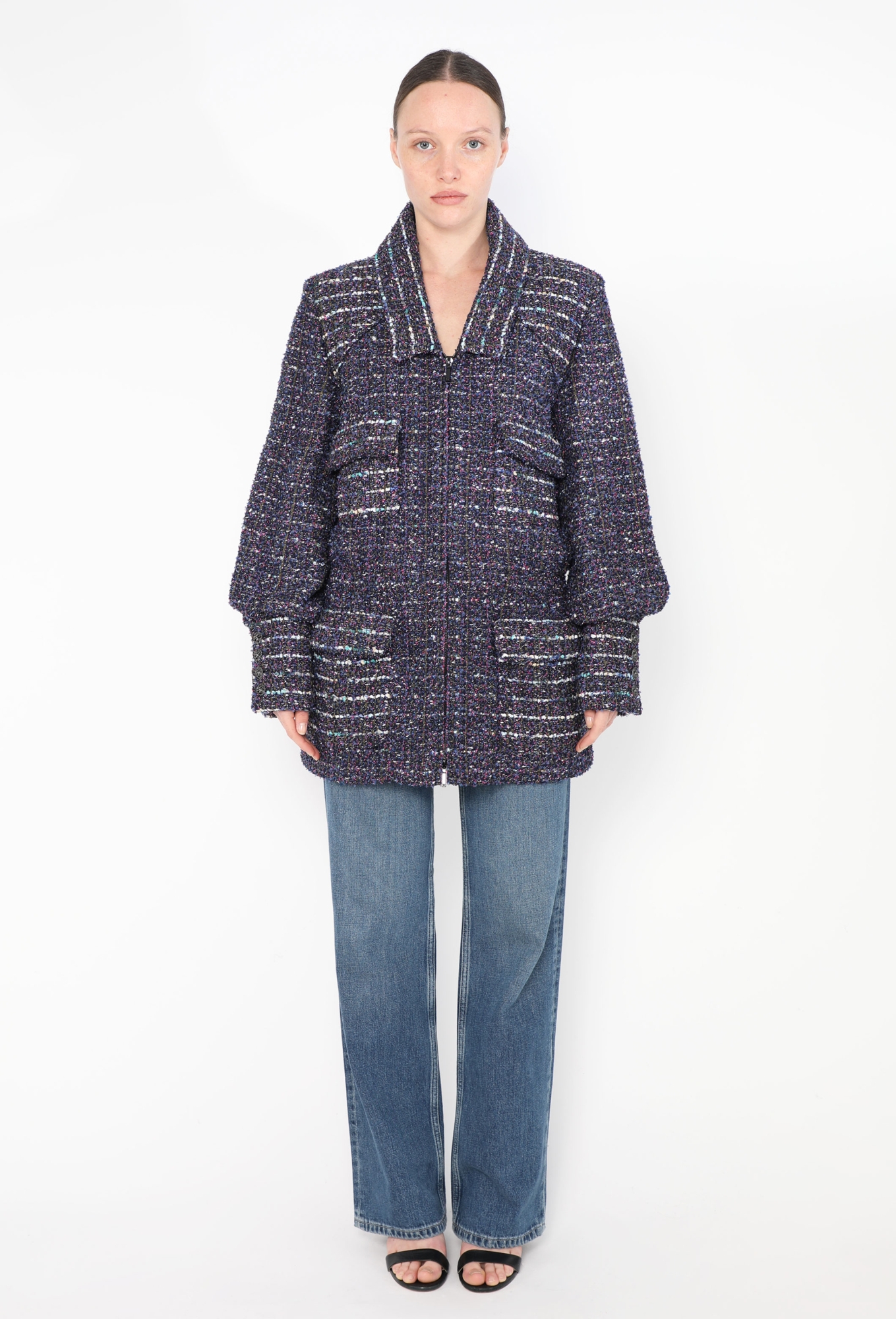 F/W 2018 Iridescent Tweed Jacket | Authentic & Vintage | ReSee