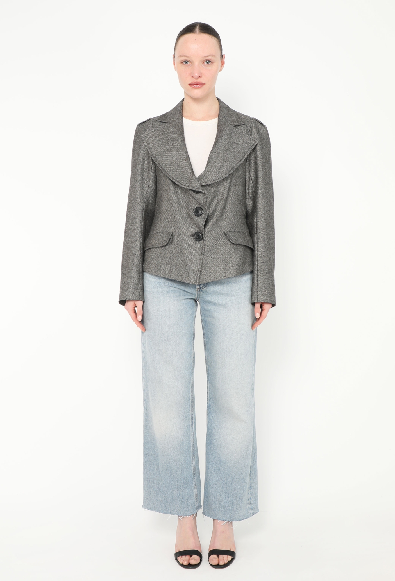 90s Anglomania Sculpted Lapel Blazer - Vivienne Westwood