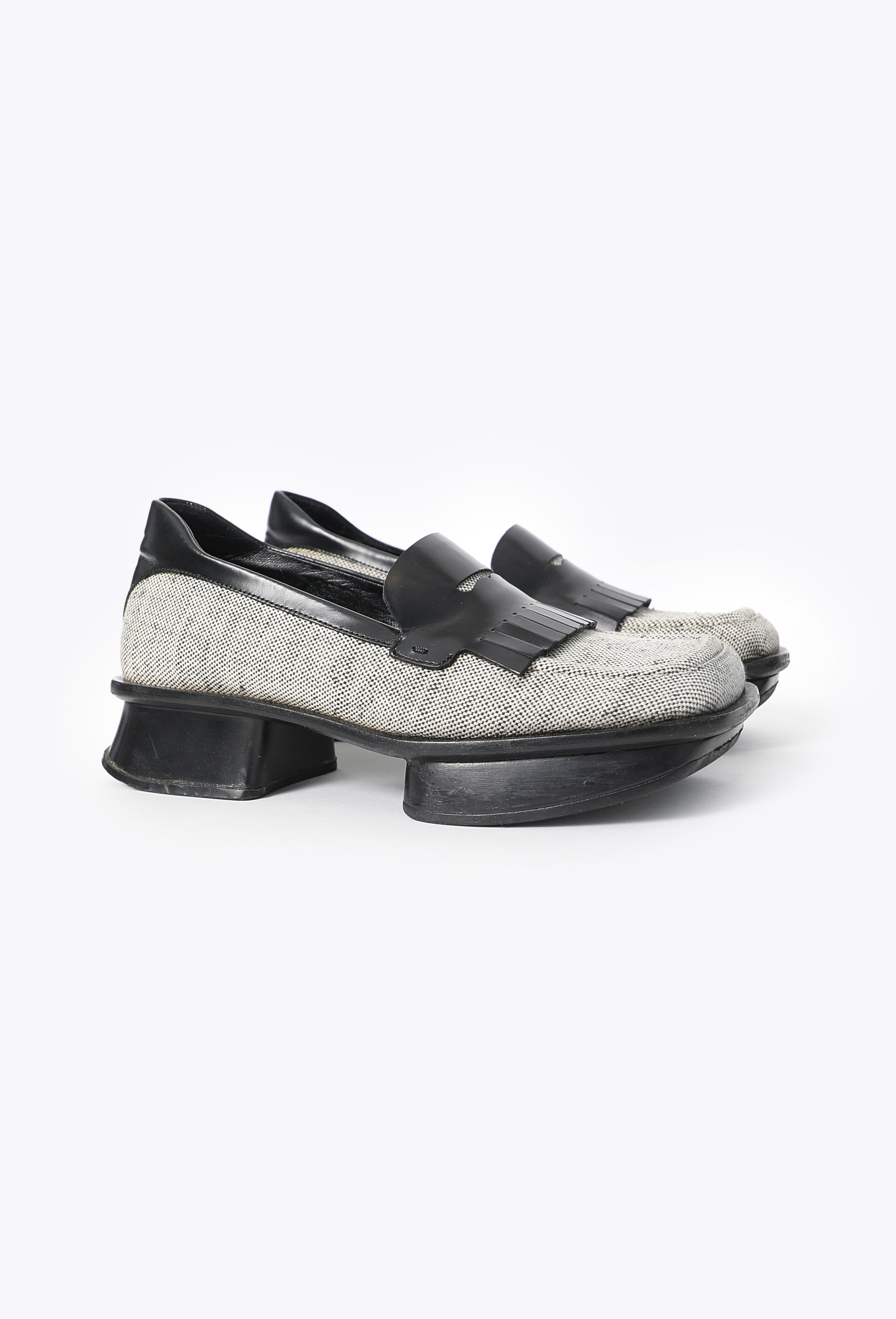 S/S 1999 Platform Canvas Loafers - Prada | ReSee