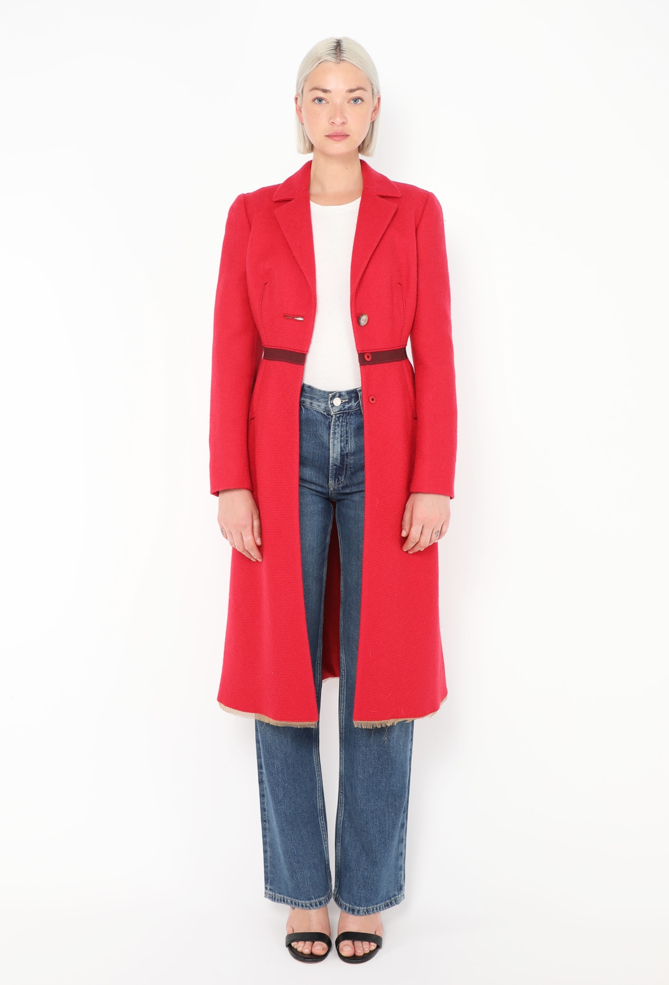 F/W 2000 Cinched Twill Coat - Prada | ReSee