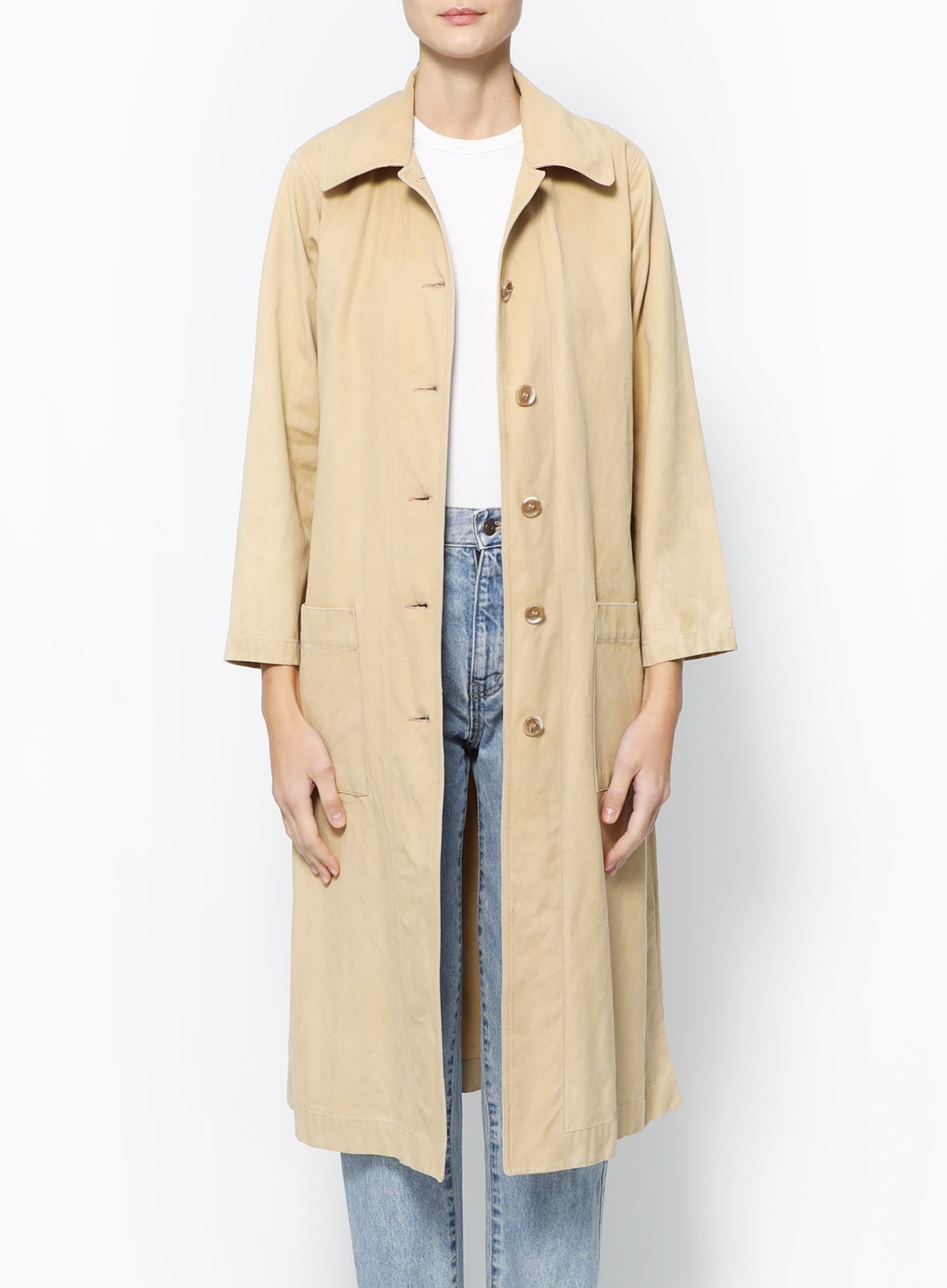 ジャケット・アウター archive KENZO long trench coat Classic Cotton Trench Coat | Authentic & Vintage | ReSee