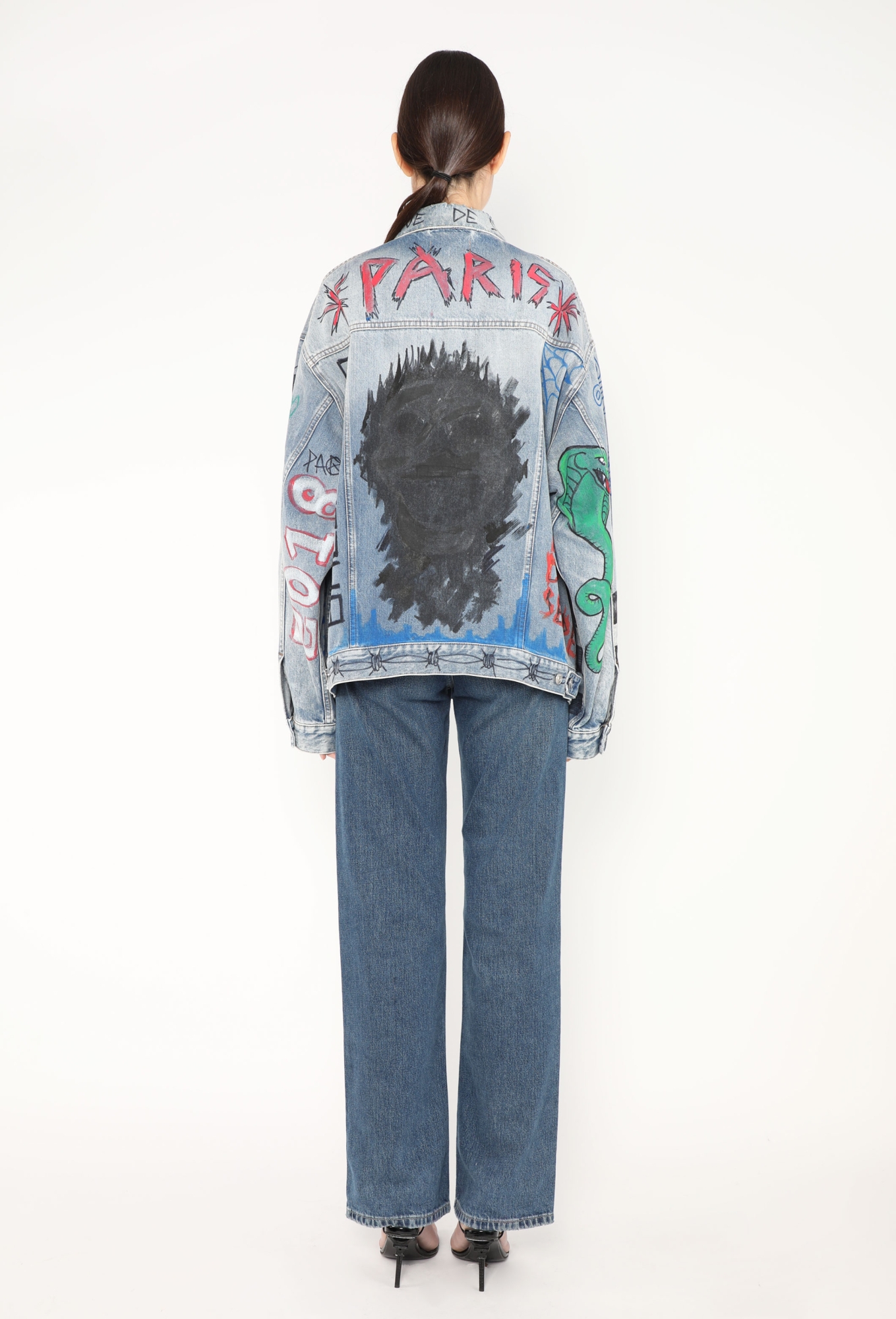 2018 Hand-Painted Denim Jacket | Authentic & Vintage | ReSee